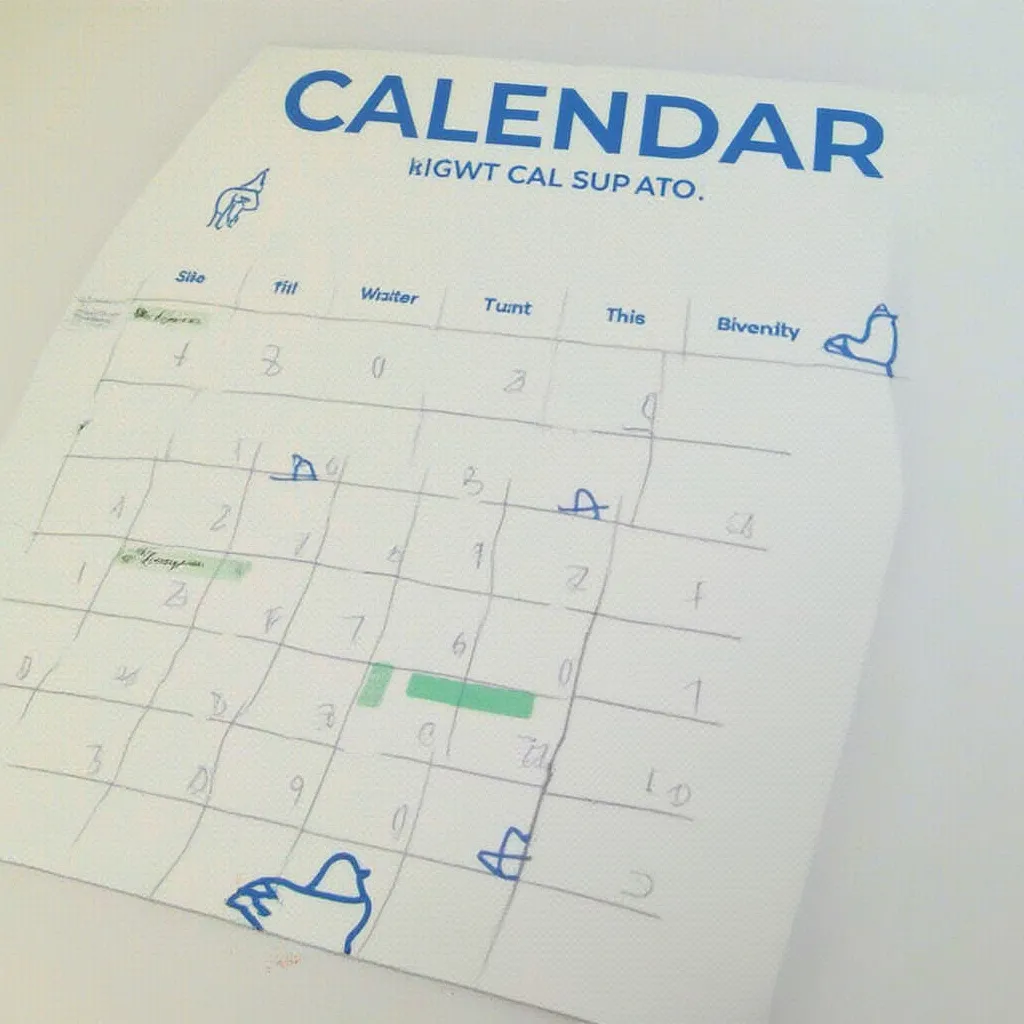Stylized calendar graphic for Chicken Road events