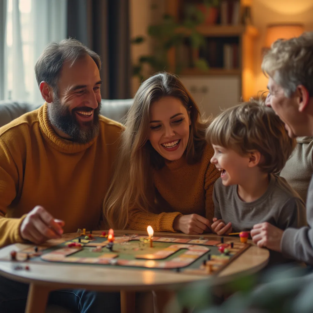 Family playing Chicken Road
